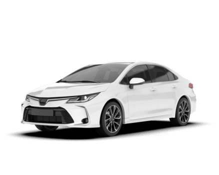 white modern car isolated on transparent background 3d rendering illustration free png